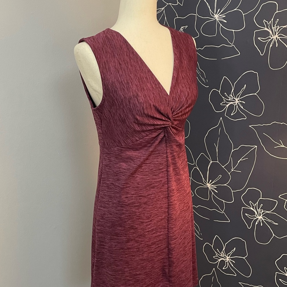 Eddie Bauer Travex Aster Tie The Knot Dress in Space Dye Red, Women’s XS - Picture 1 of 9